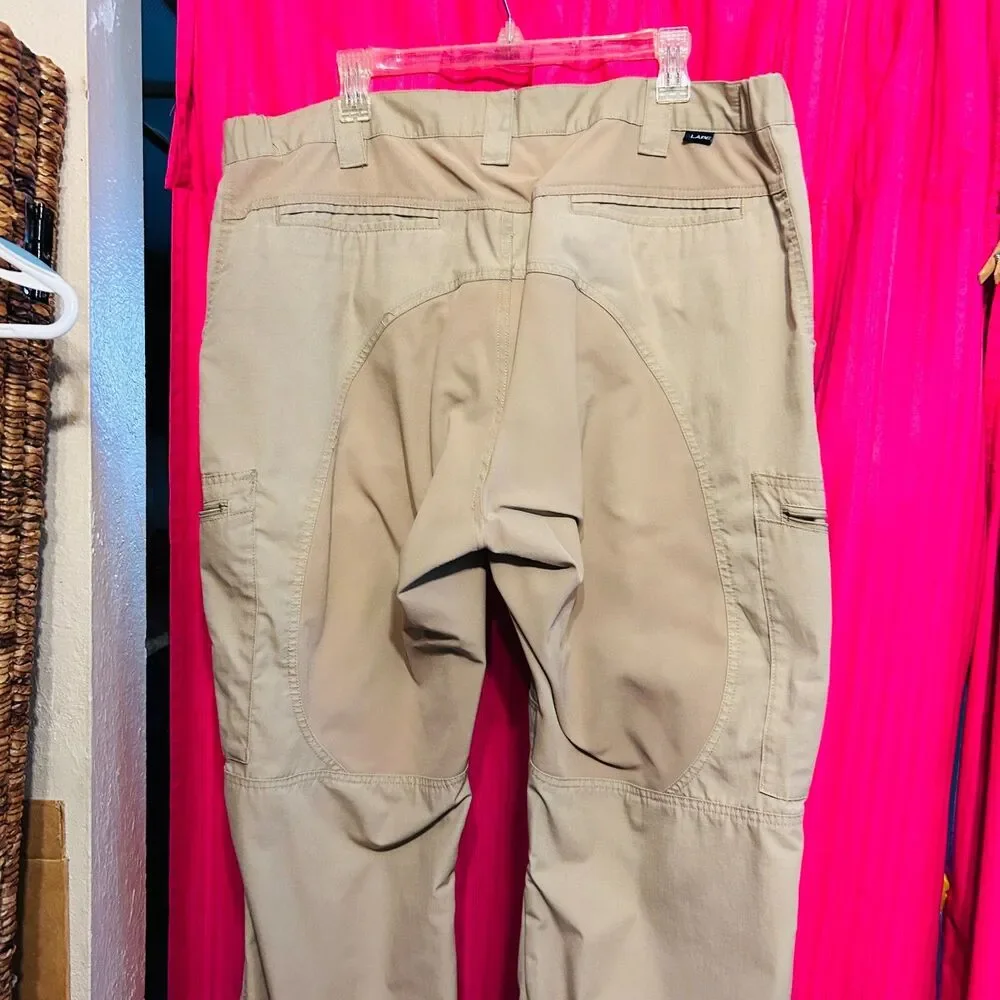 #8727 LAPG ATLAS TACTICAL PANTS MENS KAKHI SIZE 42X34
